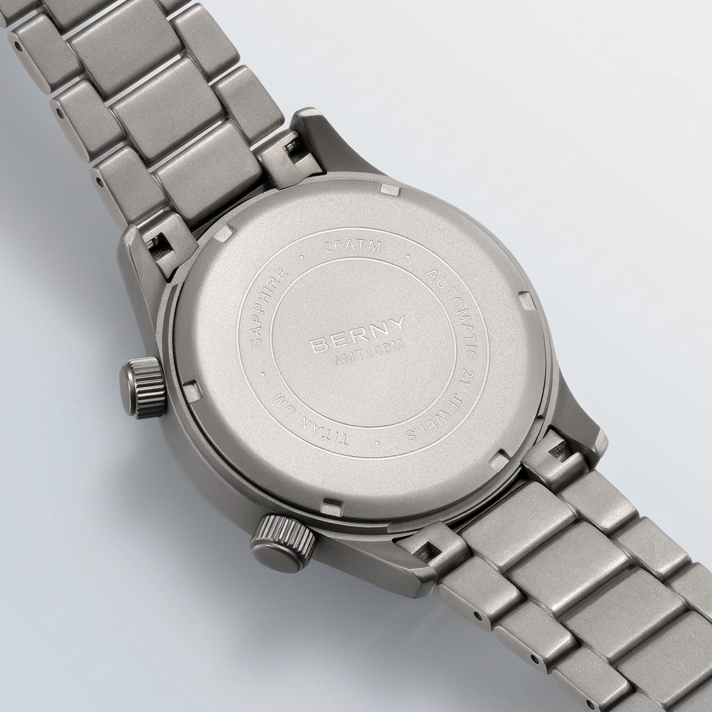 BERNY AMT149M - caseback detail