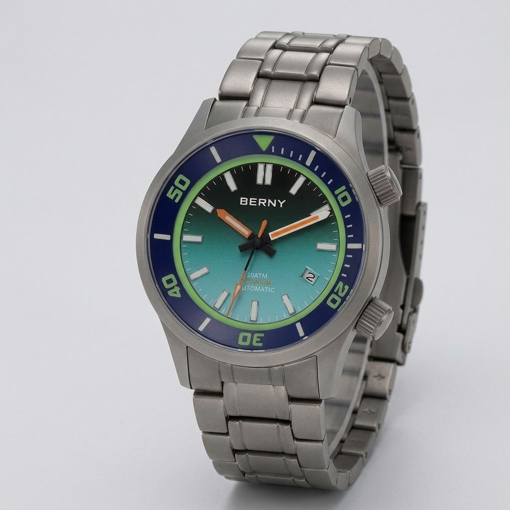 BERNY AMT149M - three-quarter case view