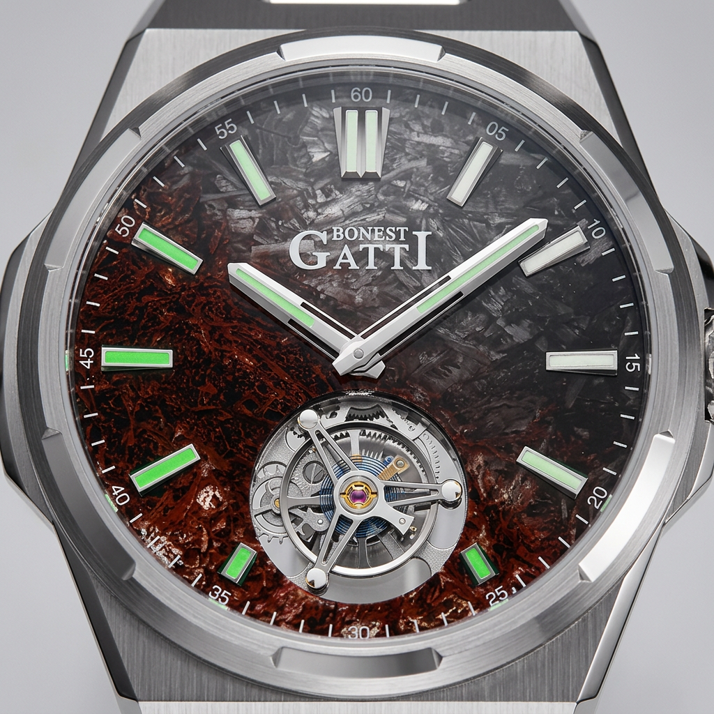 BONEST GATTI BG7006 - Men - macro dial, technical horology