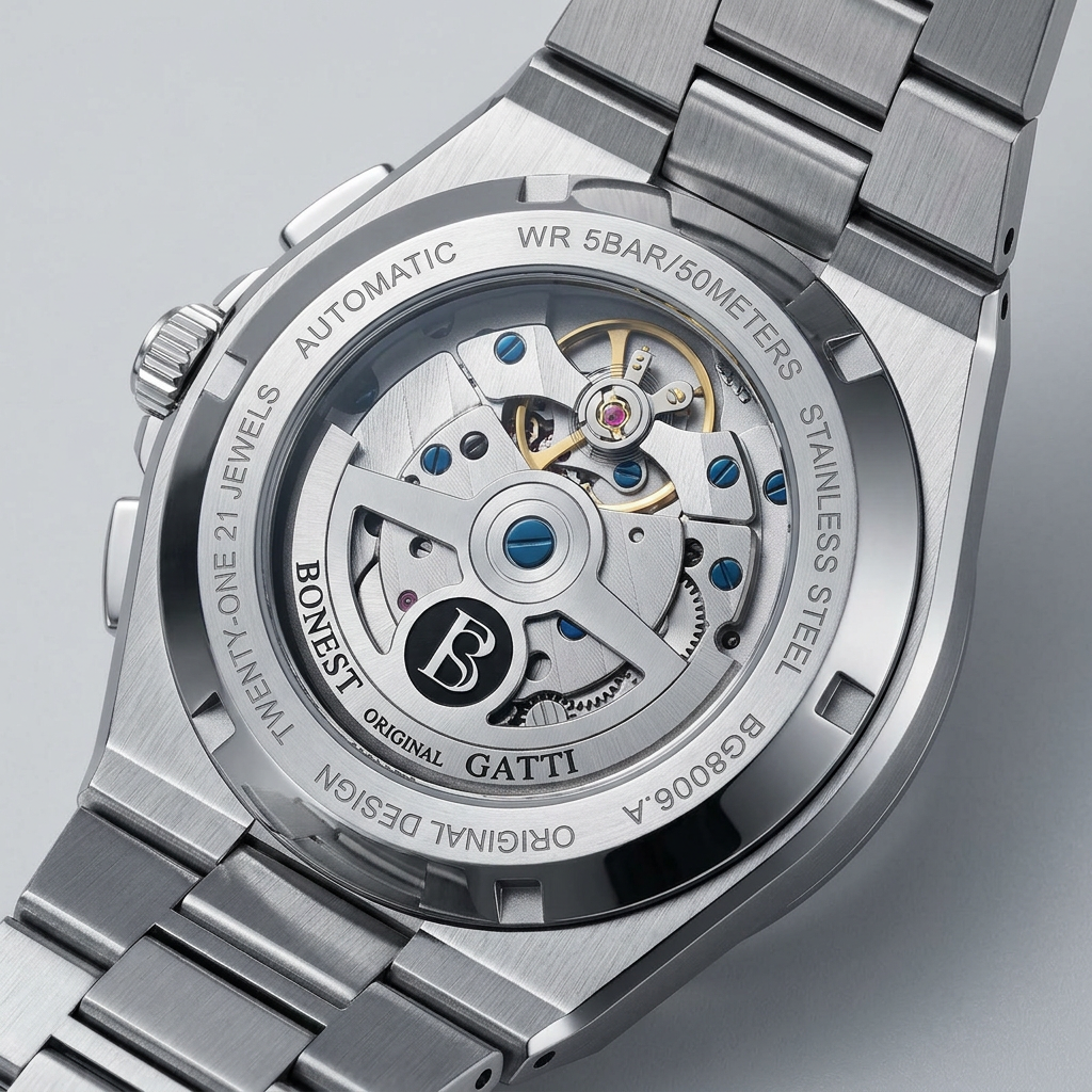 BONEST GATTI BG8006 - Aut - Luxury men's, automatic, elegant design