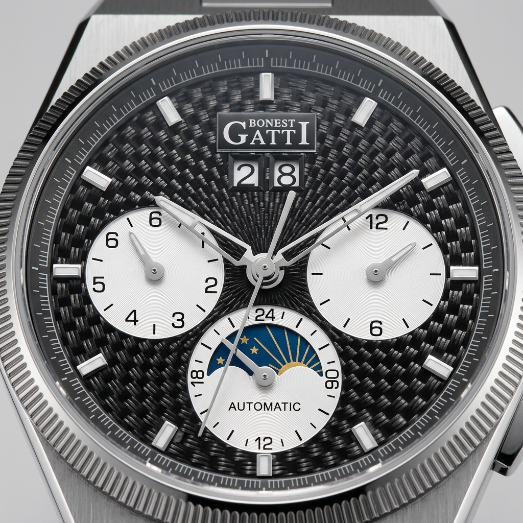 BONEST GATTI BG8006 - Aut - Macro dial, technical horology, subdials, indices