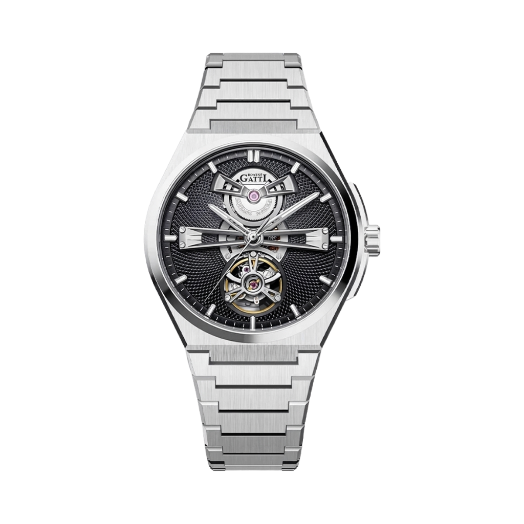 BONEST GATTI BG8014 - black dial front view packshot