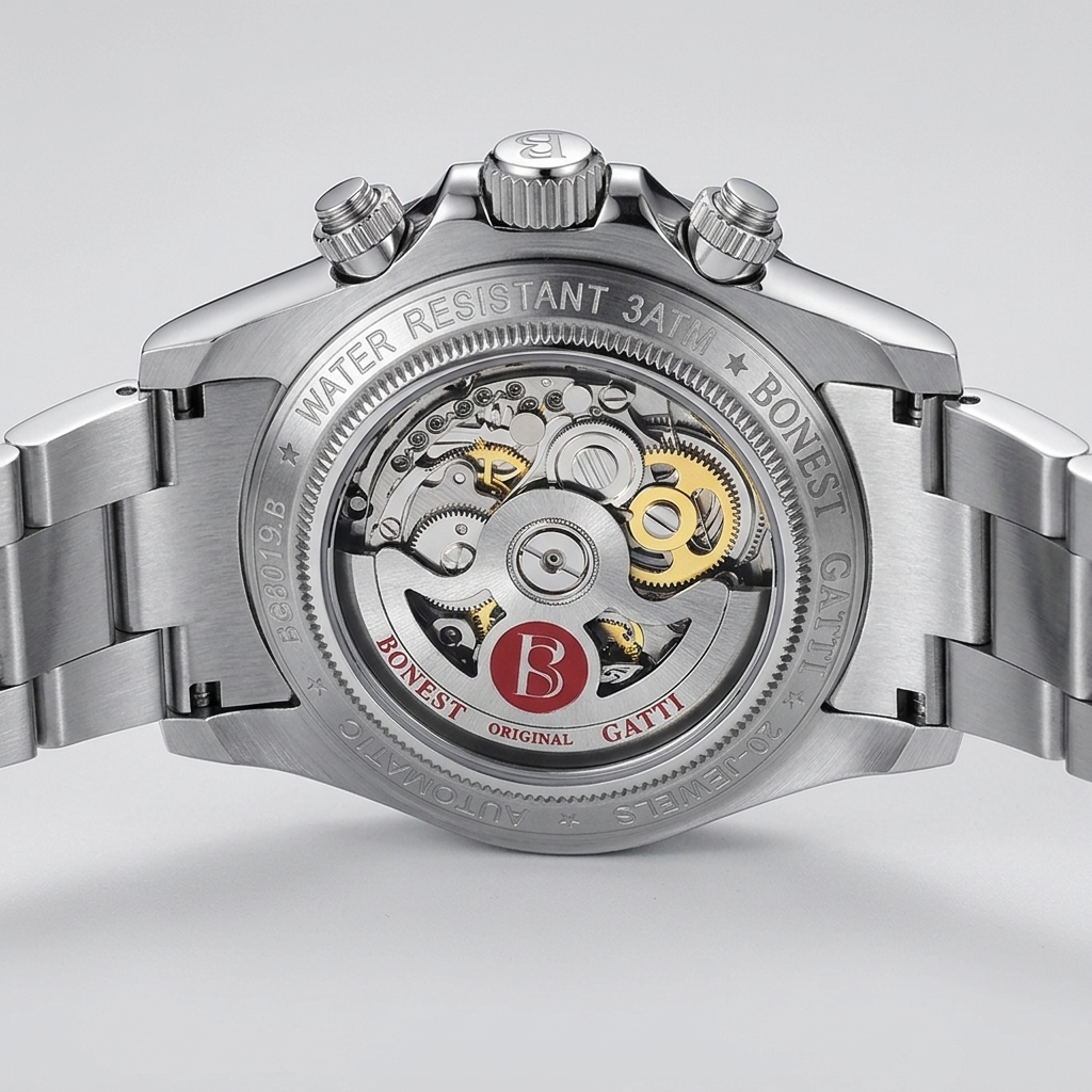 BONEST GATTI BG8019 - caseback detail