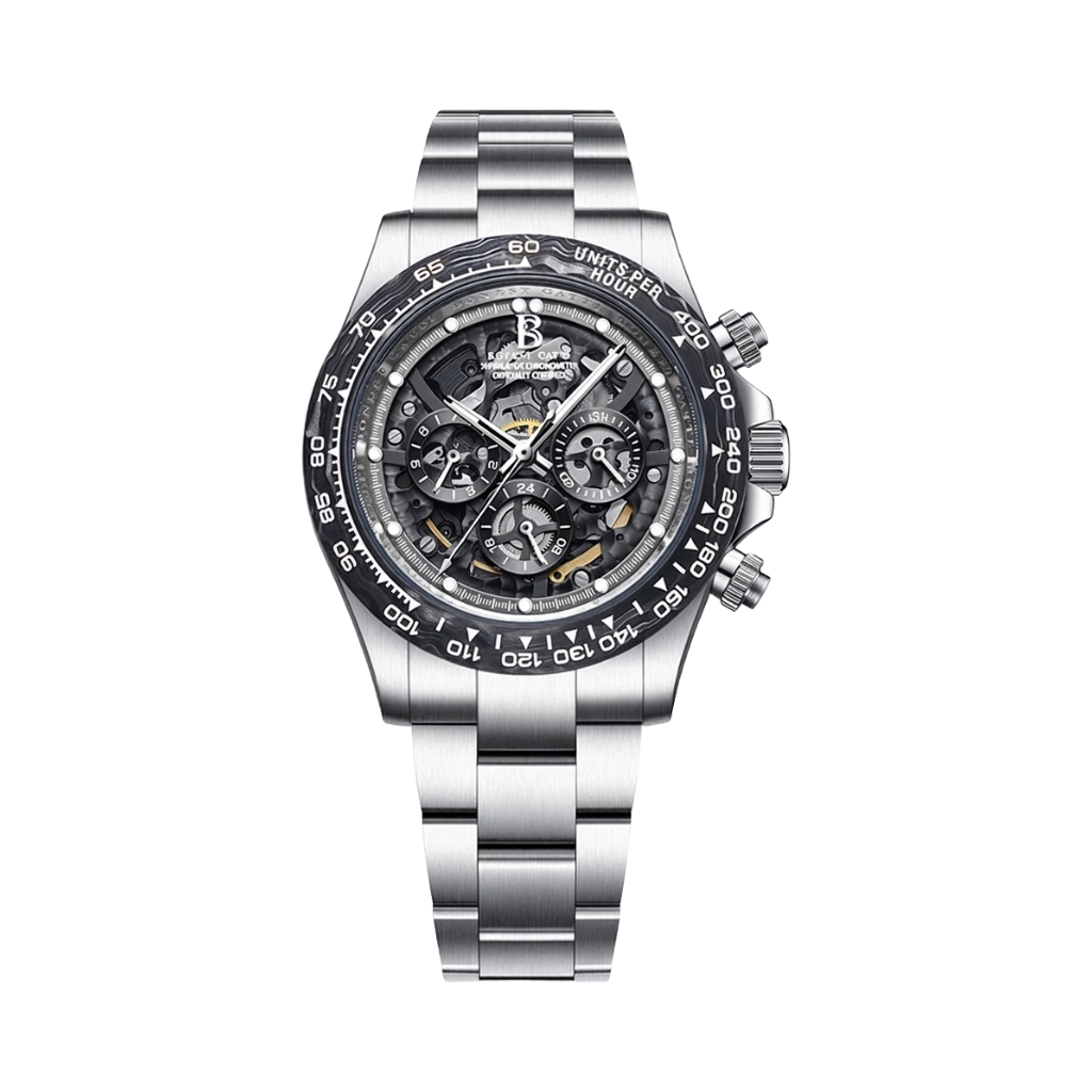 BONEST GATTI BG8019 - black dial front view packshot