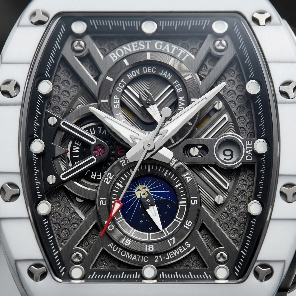 BONEST GATTI BG9007 - dial macro detail