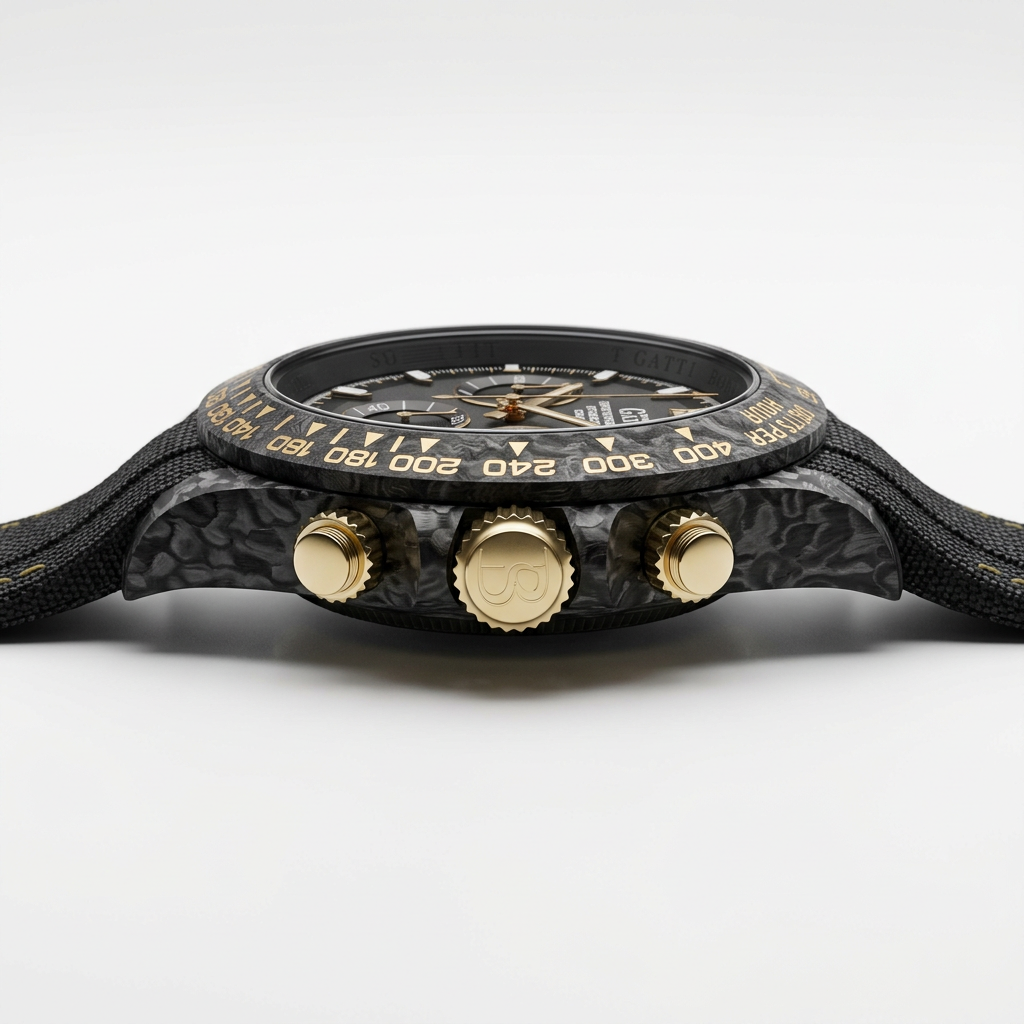 BONEST GATTI BG9010 - Aut - Luxury automatic men's watch side profile view