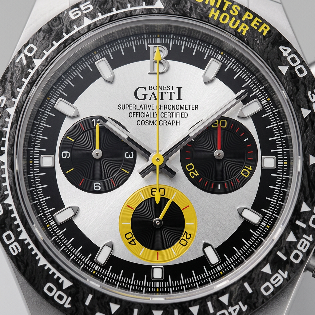 BONEST GATTI BG9010 - Aut - technical dial, precision macro