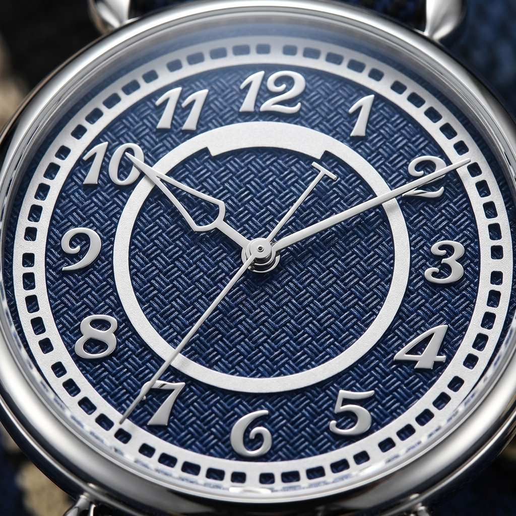 BREITVACHER Basketweave - dial macro detail
