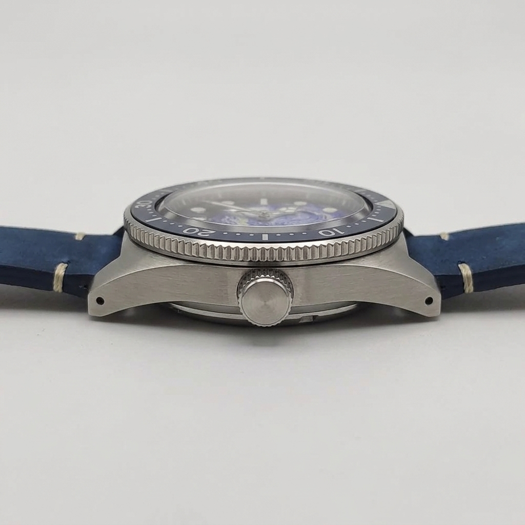 BREITVACHER BL35 - side profile case crown