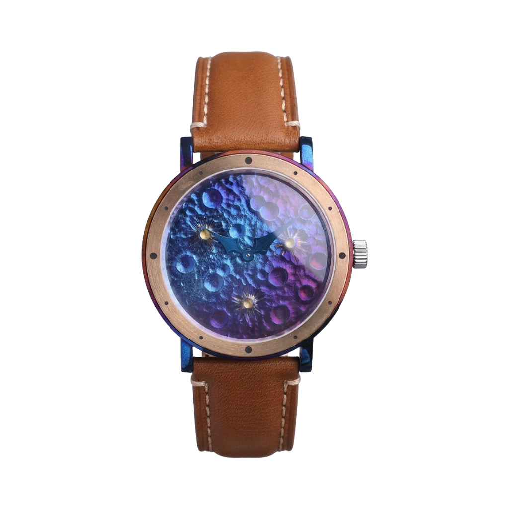 BREITVACHER Luna - blue moon dial front view packshot