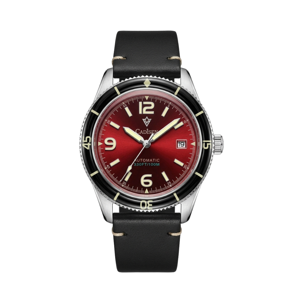 CADISEN C8243 - red dial front view packshot