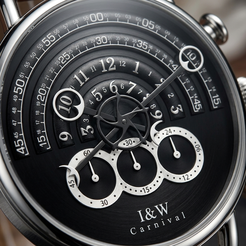 CARNIVAL 8816G - dial macro detail