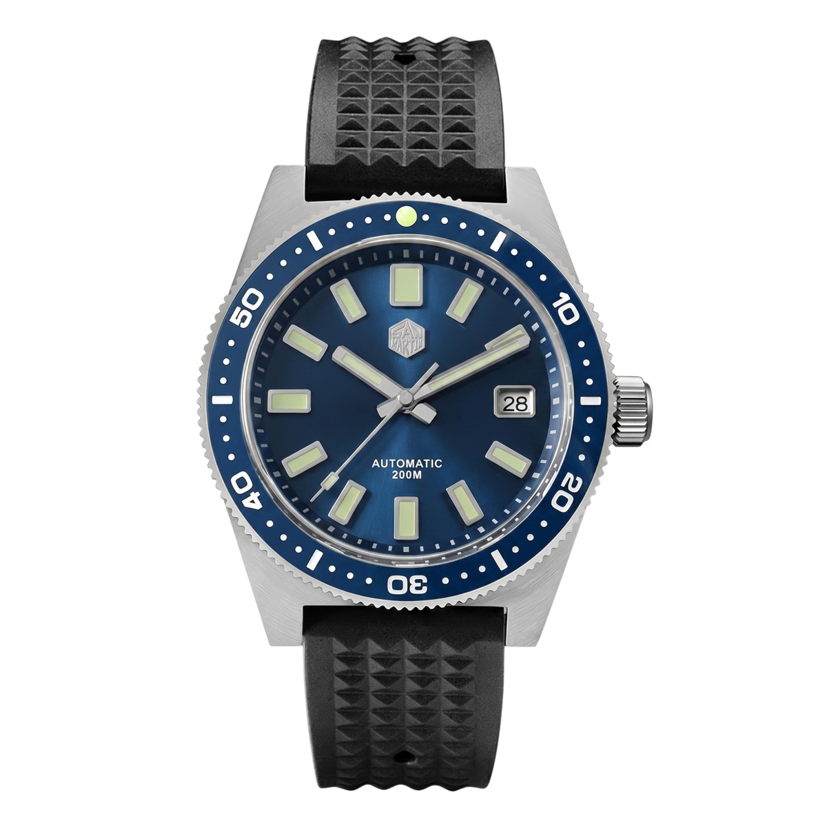 San Martin SN0007-G V4 - Blue dial diver watch