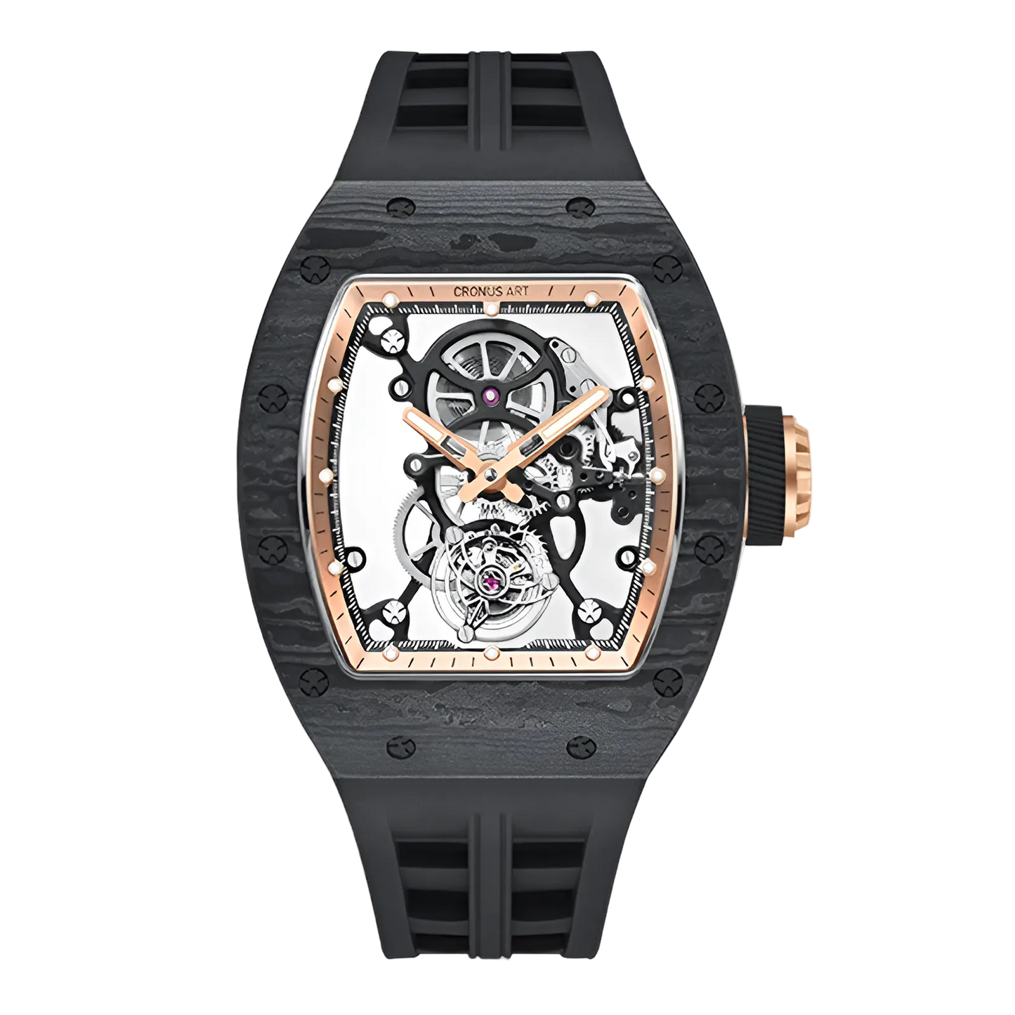 Cronusart CM002-076 - Aut Black watch front view
