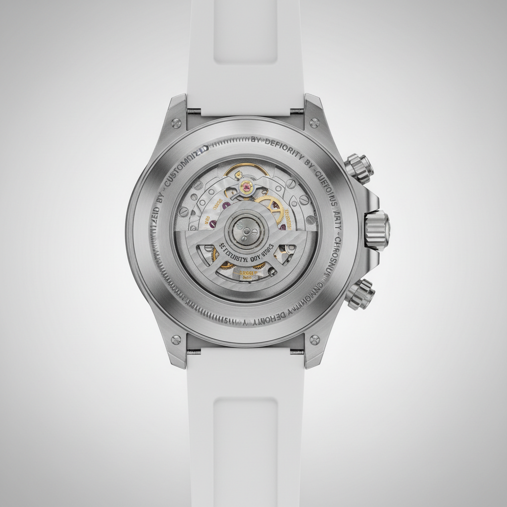 CRONUSART CM015-001 - Men - engraved stainless steel caseback