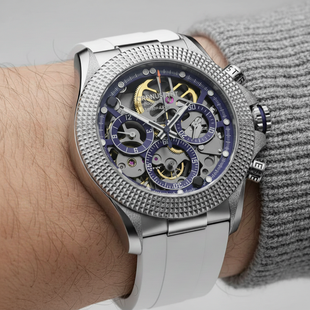 CRONUSART CM015-001 - Men - stainless steel, minimalist, luxury