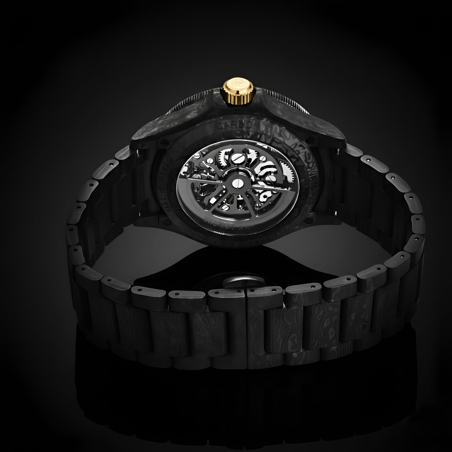 CRONUSART CM016-026 - Men Automatic and Mechanical Watch in NTPT Carbon caseback