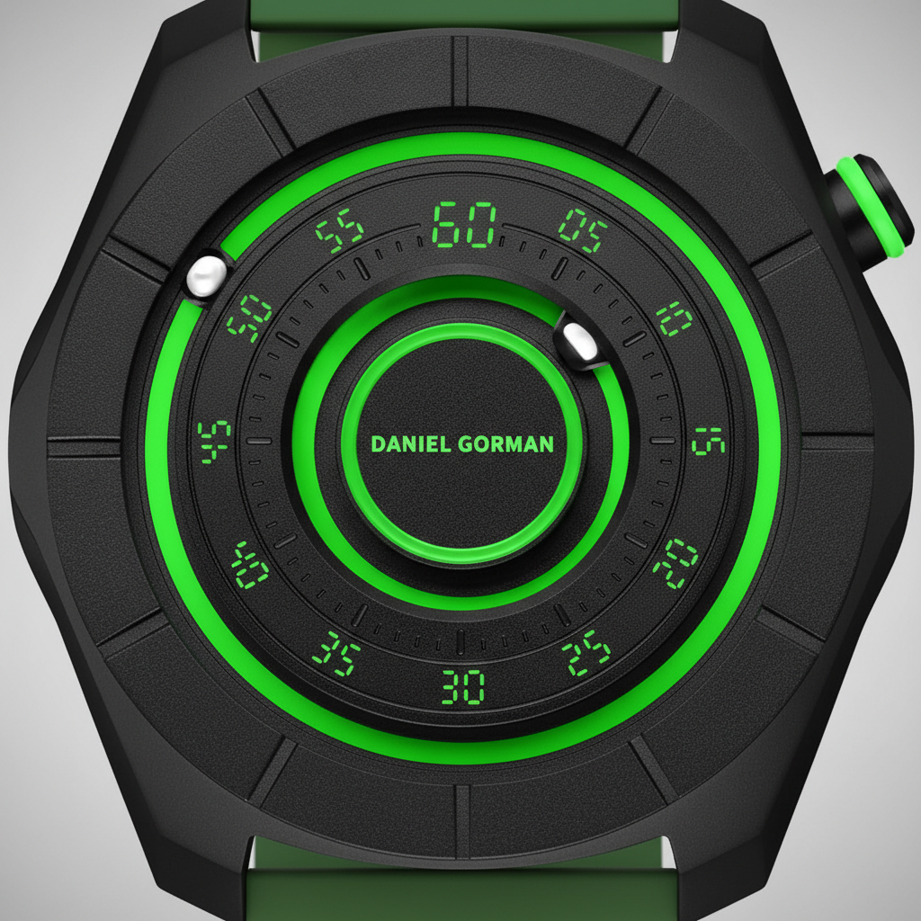 Daniel Gorman DG0788 - Me - quartz movement details dial