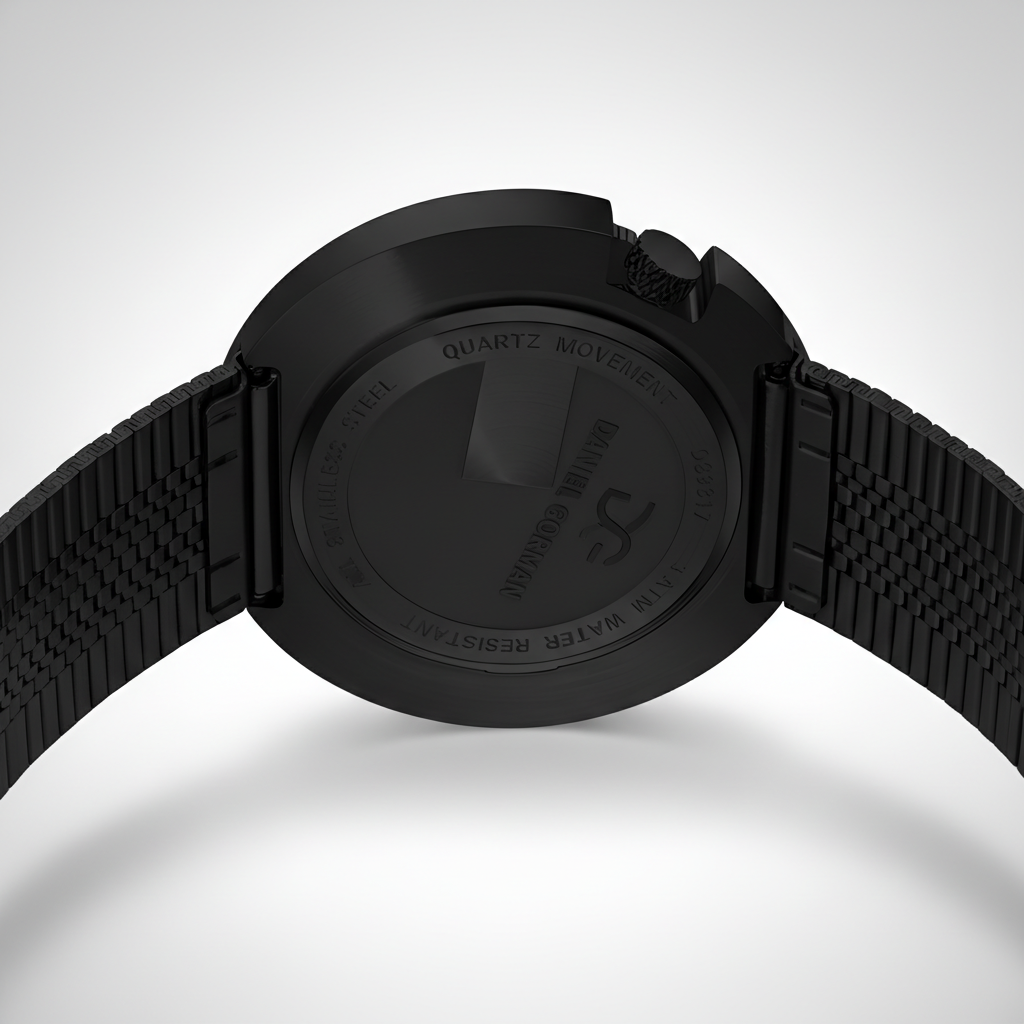 Daniel Gorman DG9317 - Qu - black caseback quiet luxury