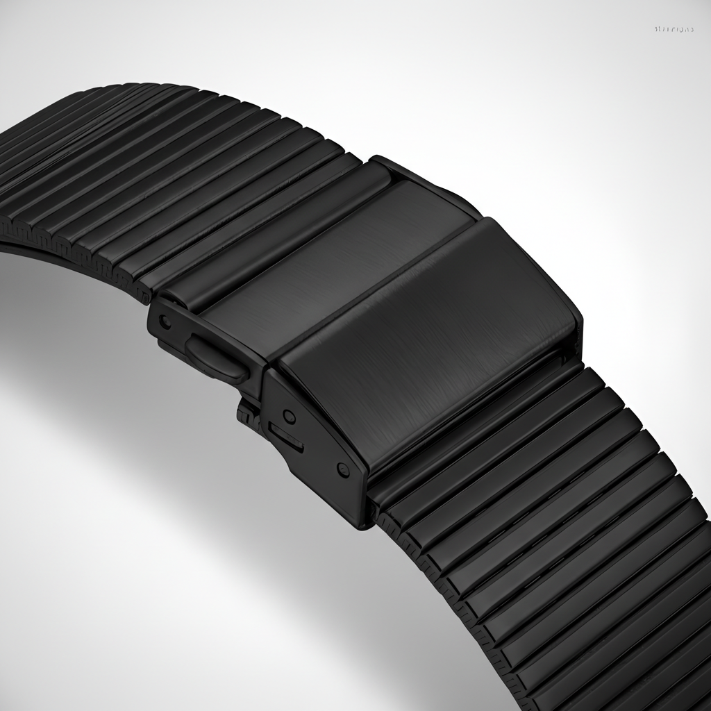 Daniel Gorman DG9317 - Qu - black watch strap, quiet luxury, studio