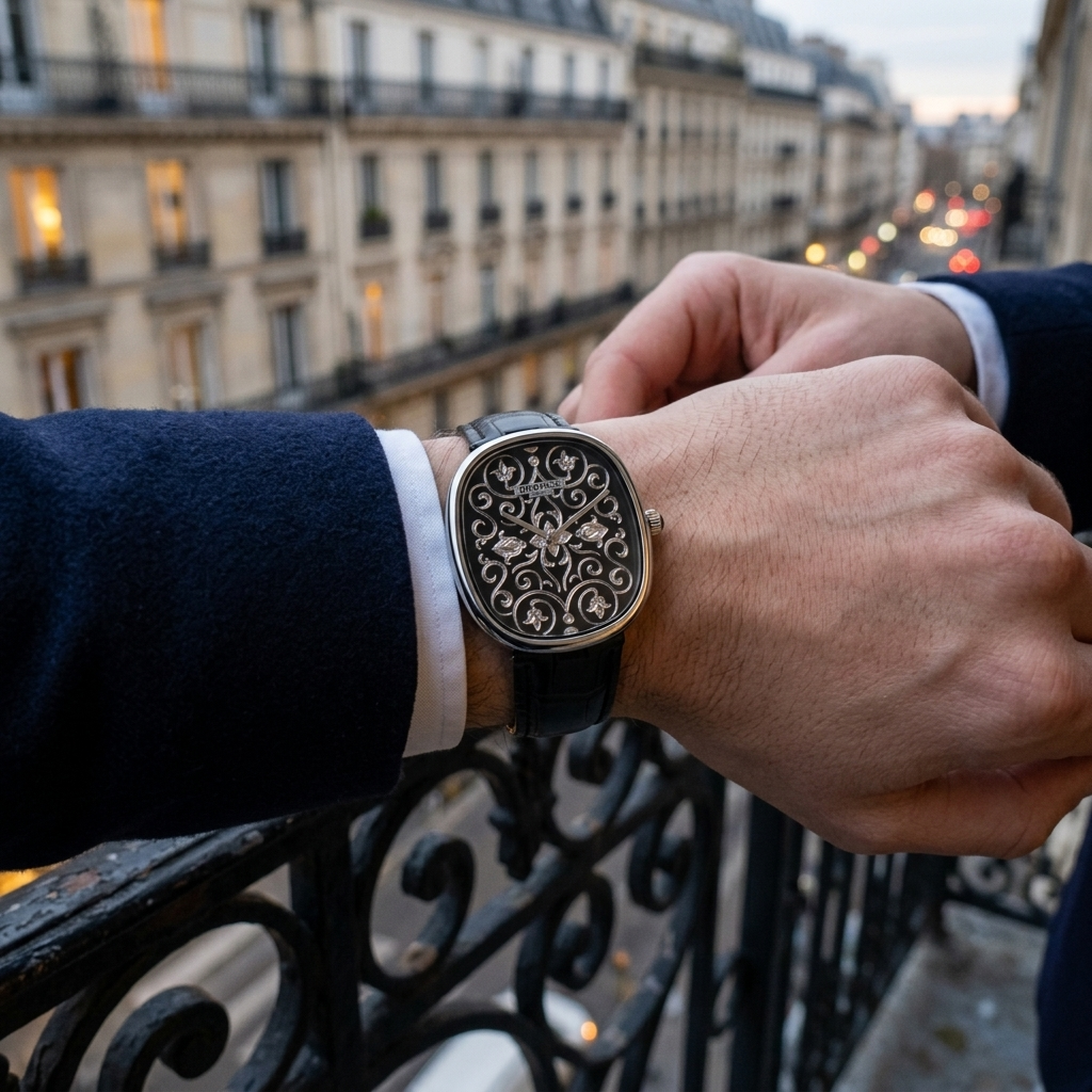 DIEOVALE Y1133G - wrist shot lifestyle