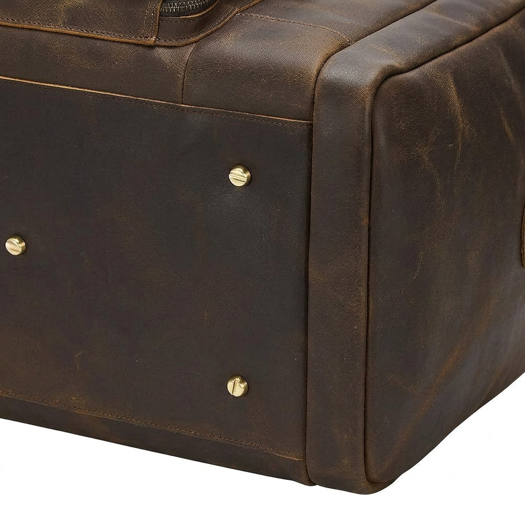 Men's Leather Travel Duffle Bag — Crazy Horse breitvacher