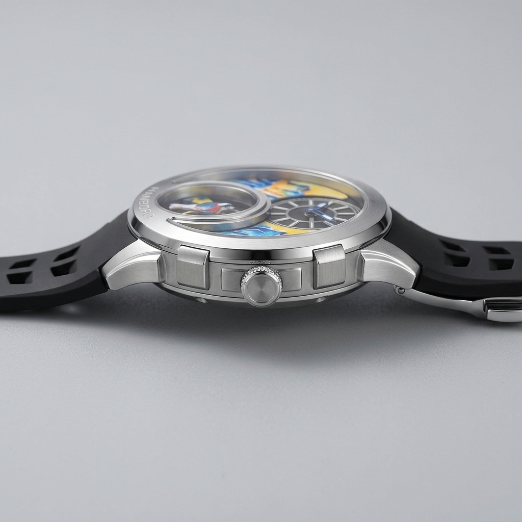 HANBORO 2001 - side profile case crown