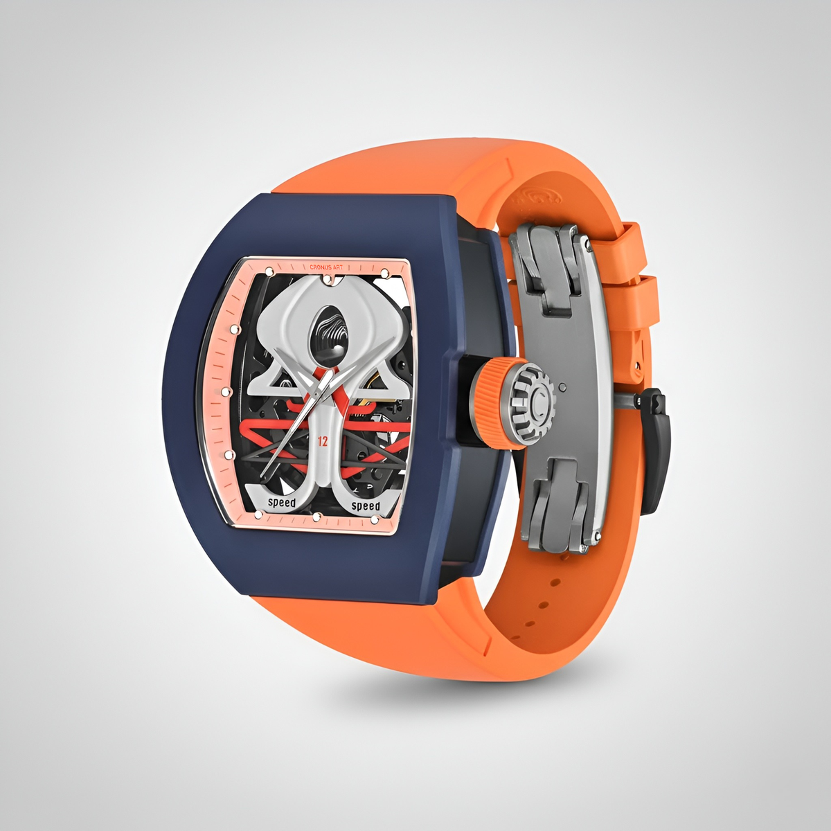 Cronusart CM011-011 Tonneau Automatic Skeleton Watch - Space Station Edition breitvacher