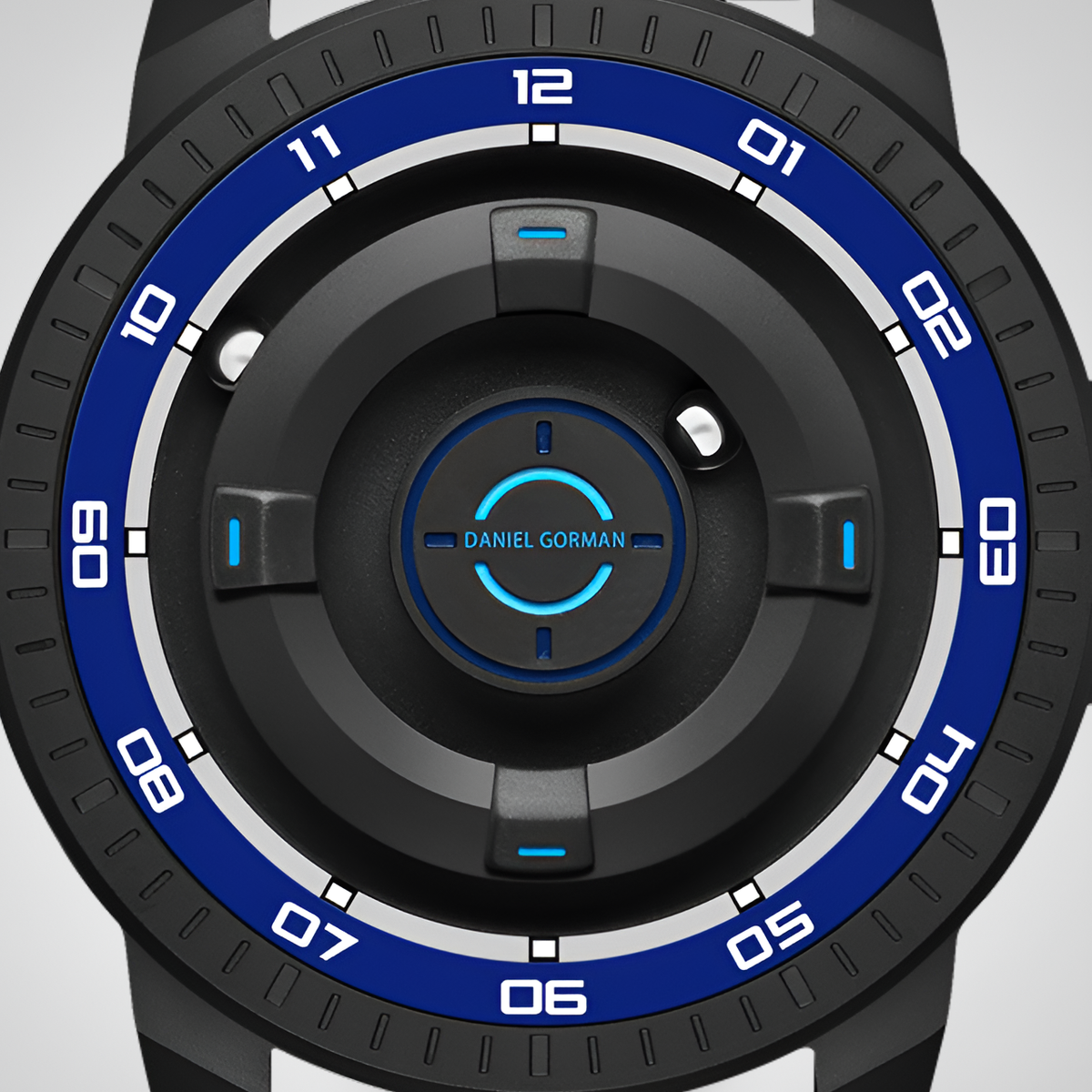 Daniel Gorman DG0221 - Detailed dial, blue accents