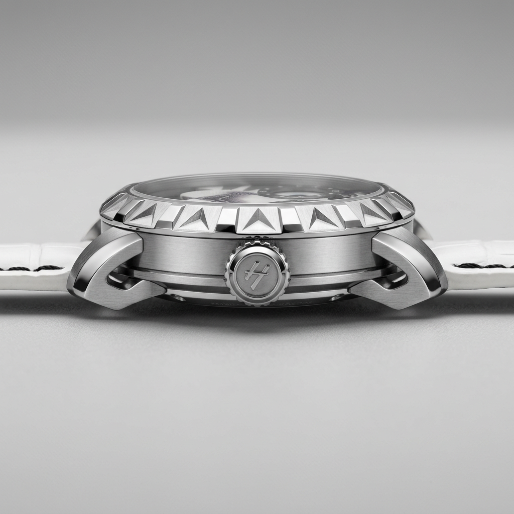 Lucky Harvey ZLS102 - Aut - Automatic mechanical watch, Side Profile