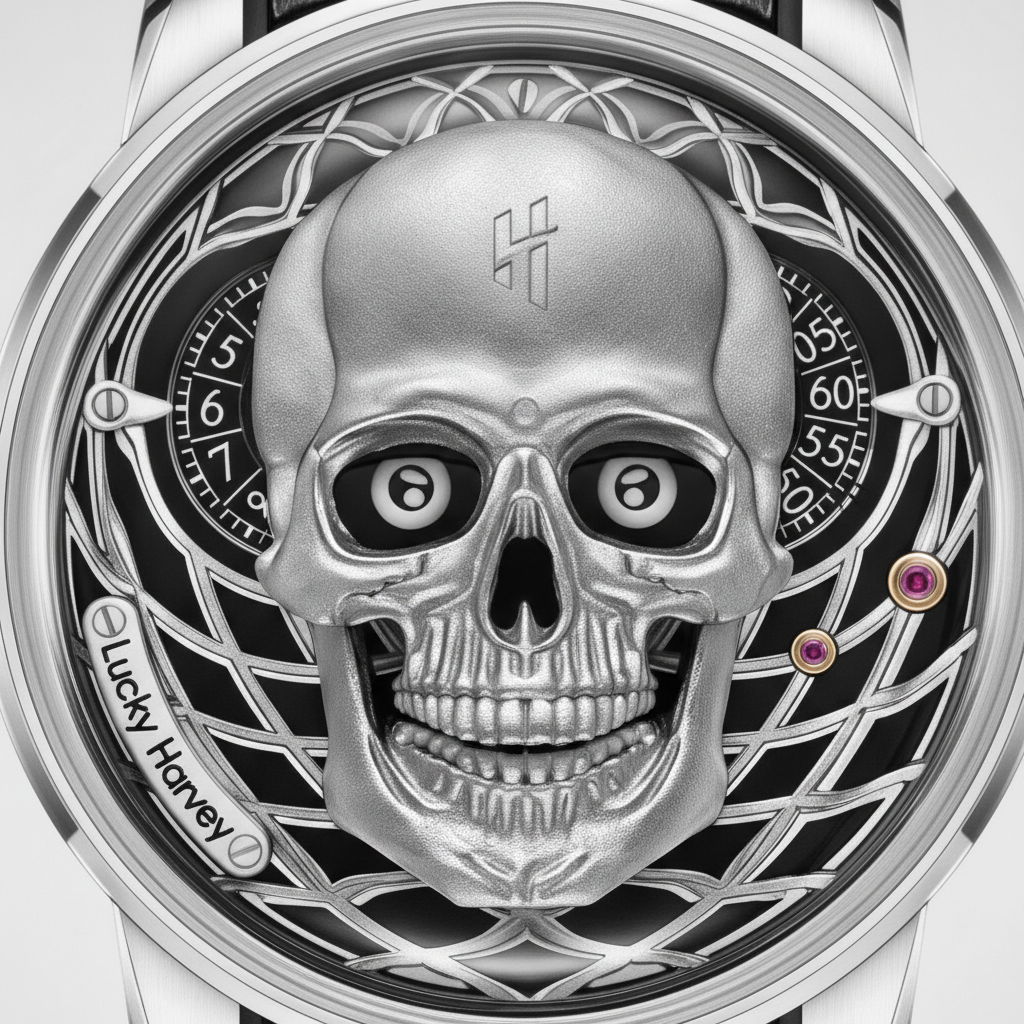 Lucky Harvey ZLS204 - Aut - technical dial, macro, luxury