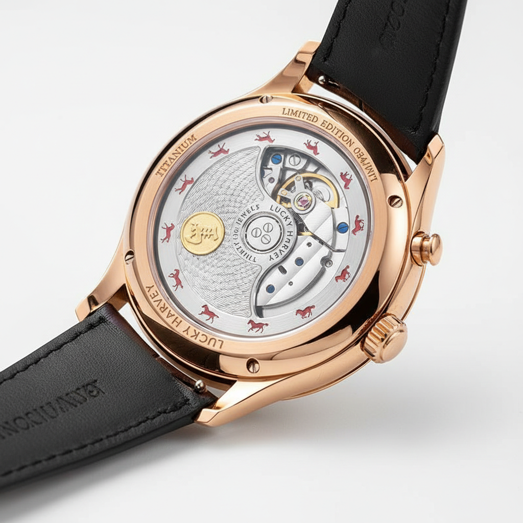 Lucky Harvey ZLS502 - Aut - automatic watch, stainless steel, elegant design