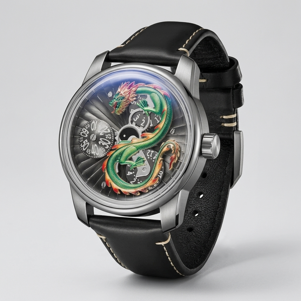 OBLVLO DRAGON-N - three-quarter case view