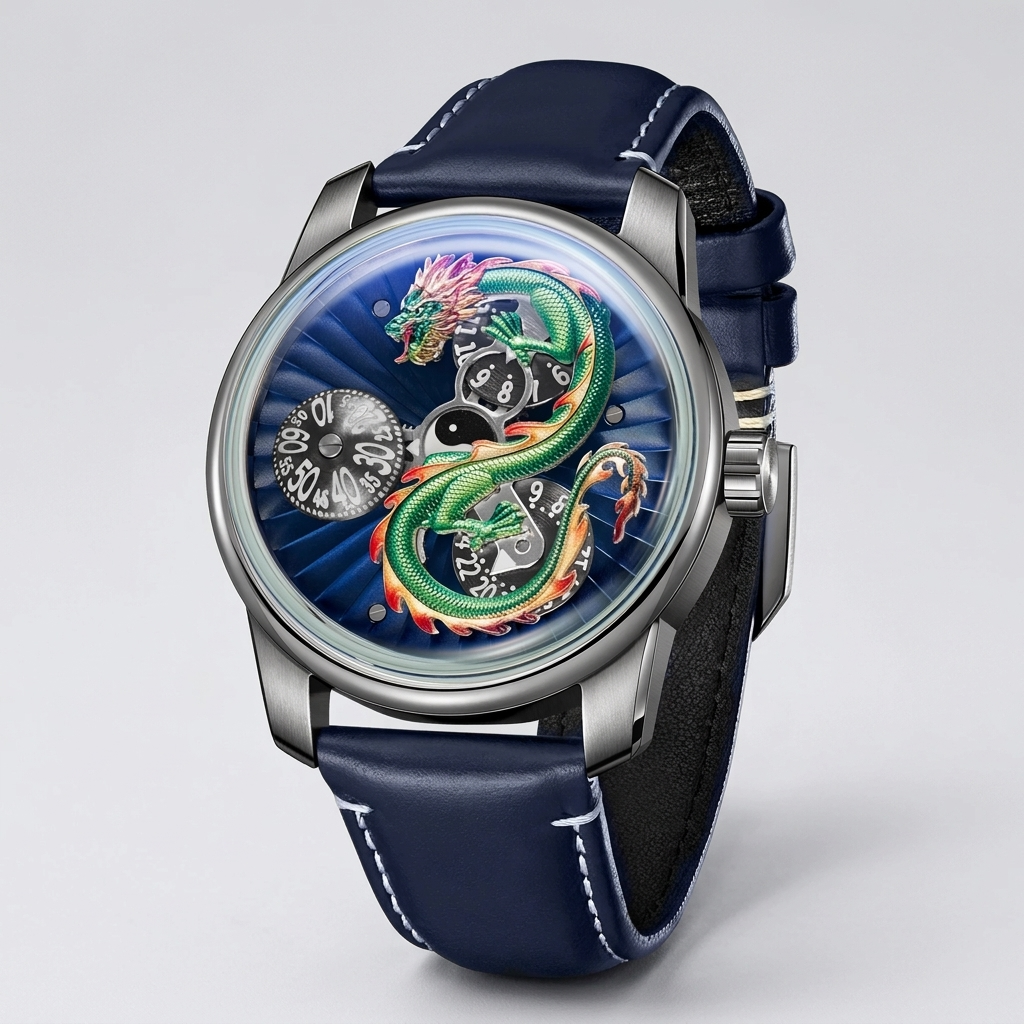 OBLVLO DRAGON-N - three-quarter case view