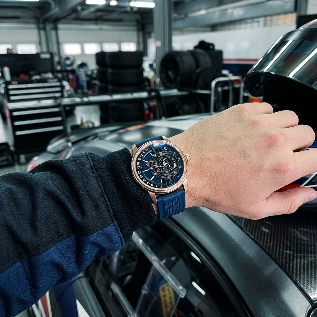 OBLVLO TM-GF - wrist shot lifestyle
