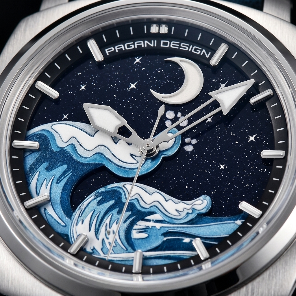 PAGANI DESIGN PD-YS014 - dial macro detail