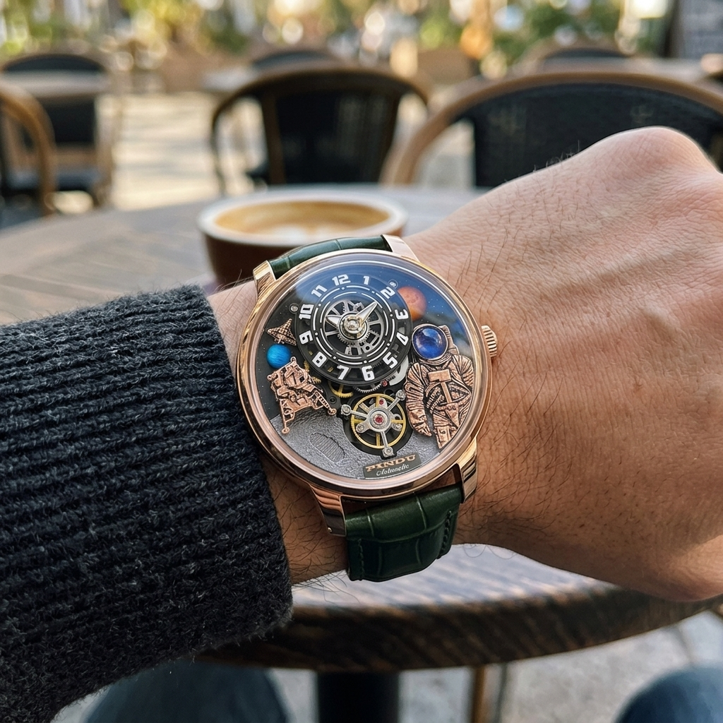PINDU P6630 - wrist shot lifestyle