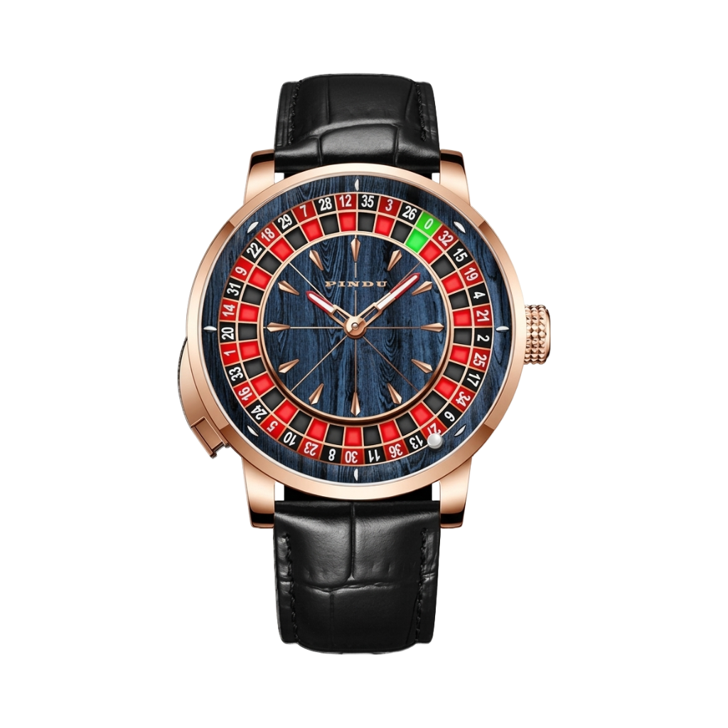 PINDU P6663 - blue dial front view packshot