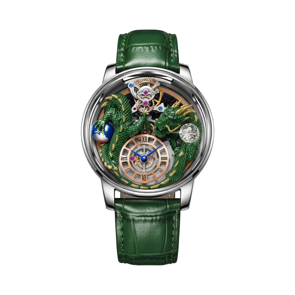 PINDU PD6622 - green dragon front view packshot