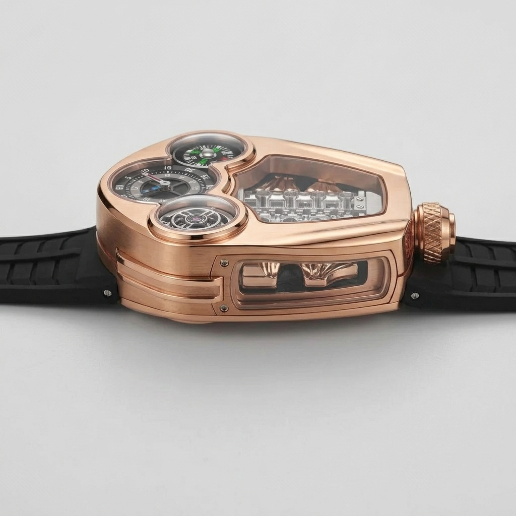 PINDU PD6658 - side profile case crown