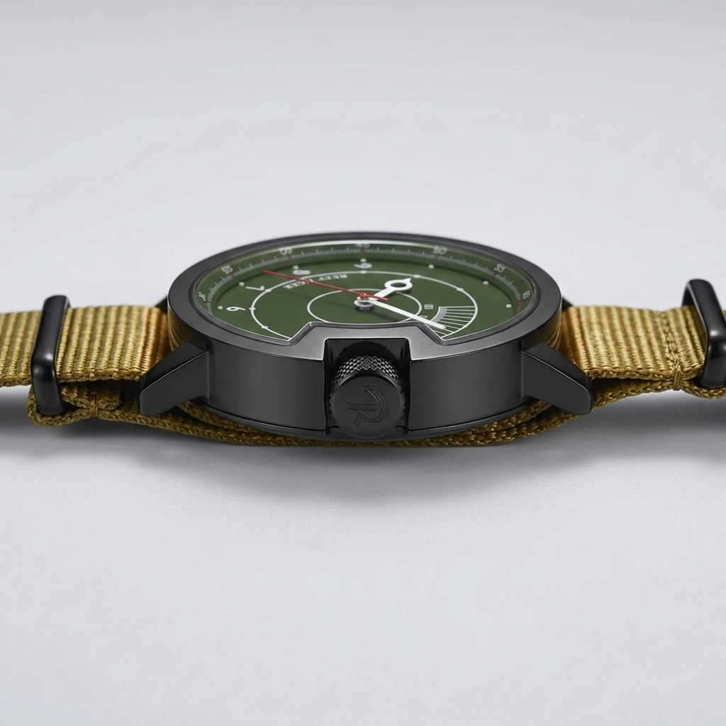 REEF TIGER RGA9035 - side profile case crown