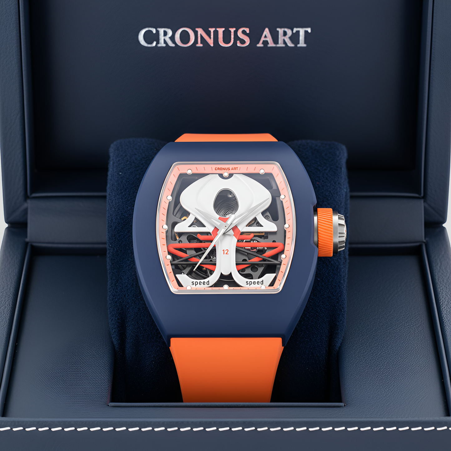 Cronusart CM011-011 Tonneau Automatic Skeleton Watch - Space Station Edition breitvacher