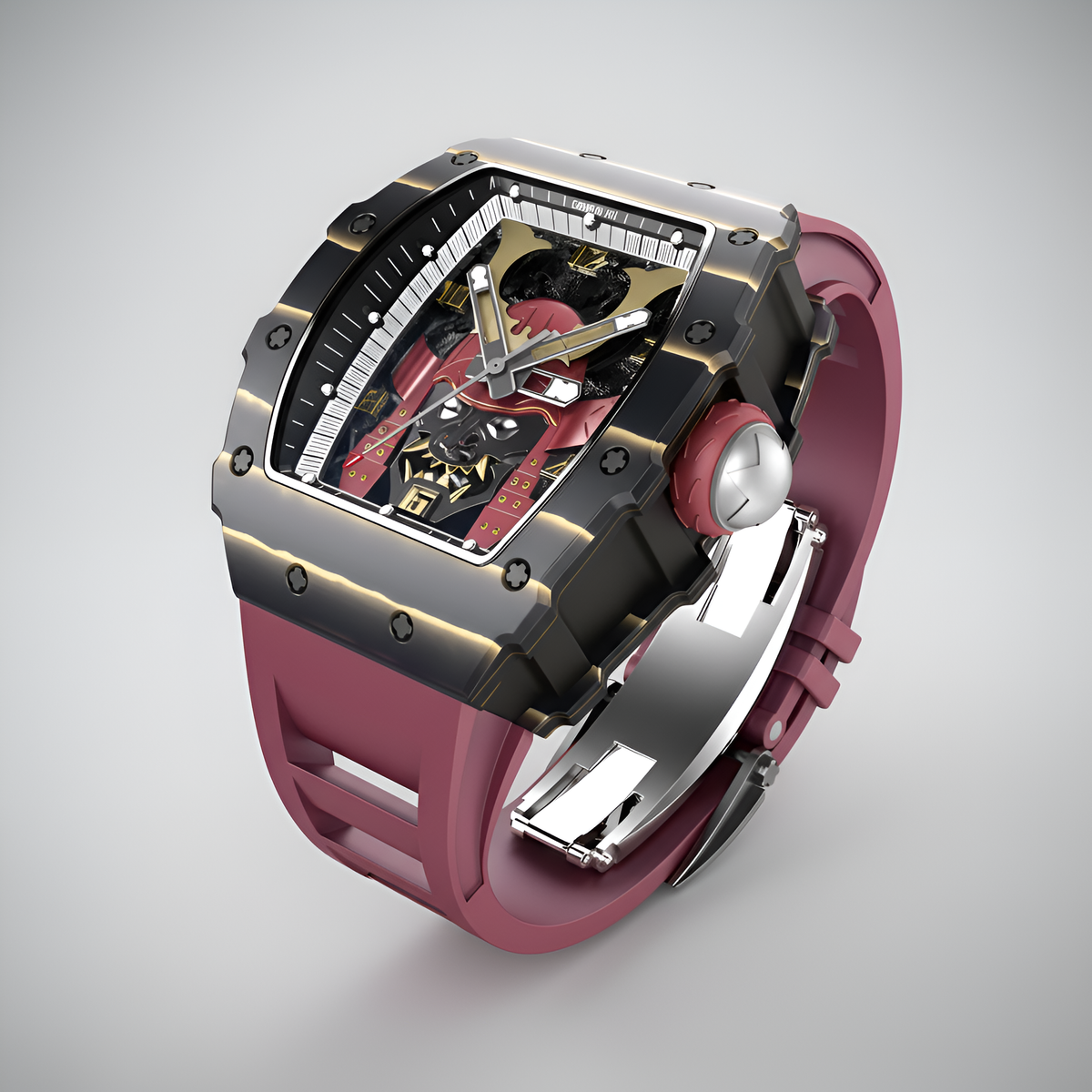 Cronusart CM002-08A Carbon Fiber Skeleton Watch - NTPT High Beat breitvacher