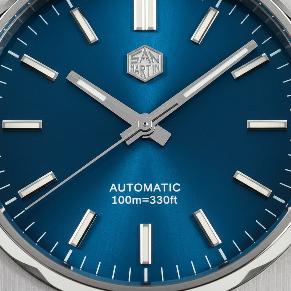 San Martin SN0023 - Men's Classic Automatic Watch Luxury breitvacher