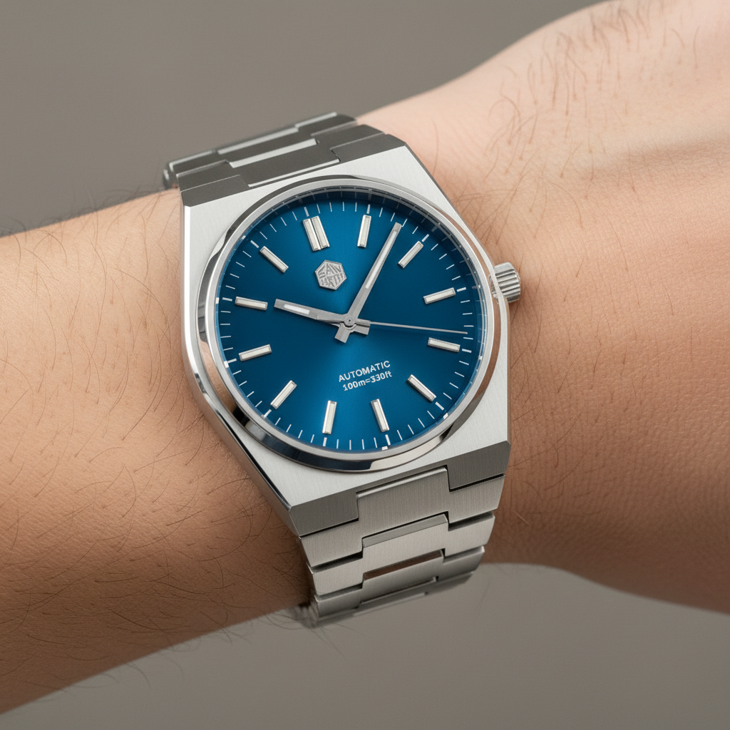 San Martin SN0023 - Men's Classic Automatic Watch Luxury breitvacher