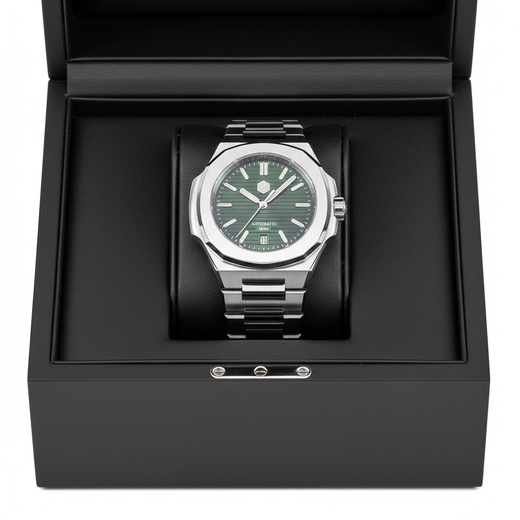 San Martin SN0075-G - Atron Automatic Watch Luxury Diver breitvacher