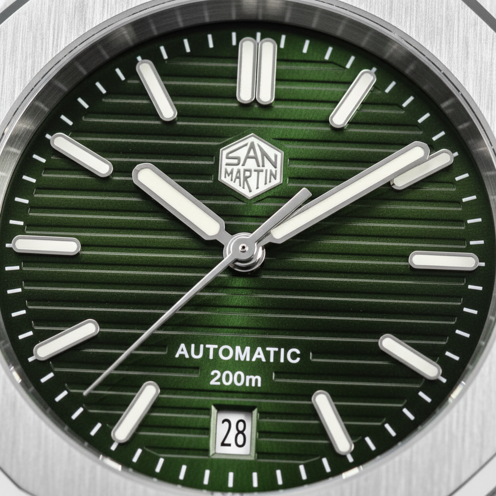 San Martin SN0075-G - Atron Automatic Watch Luxury Diver breitvacher
