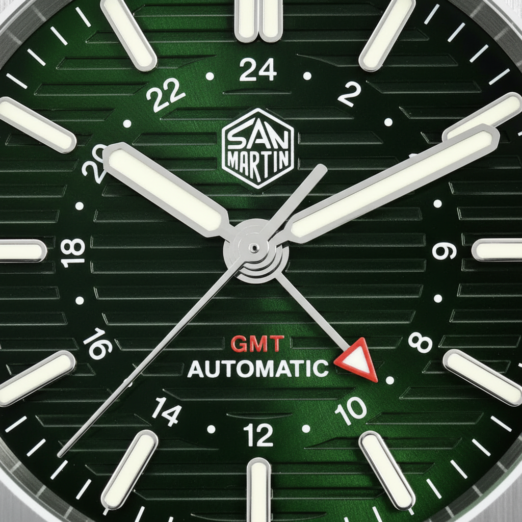 San Martin SN0075-G-C - Automatic Dive Watch with GMT breitvacher
