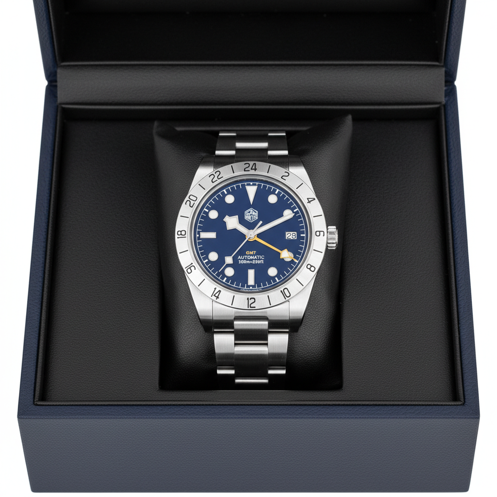 San Martin SN0134 - GMT A - watch in box