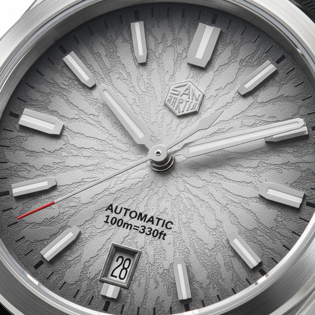 San Martin SN0144 - Automatic Mechanical Watch with Alarm breitvacher